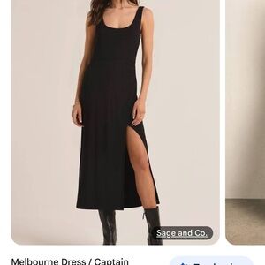 Z supply blue Melbourne Dress navy